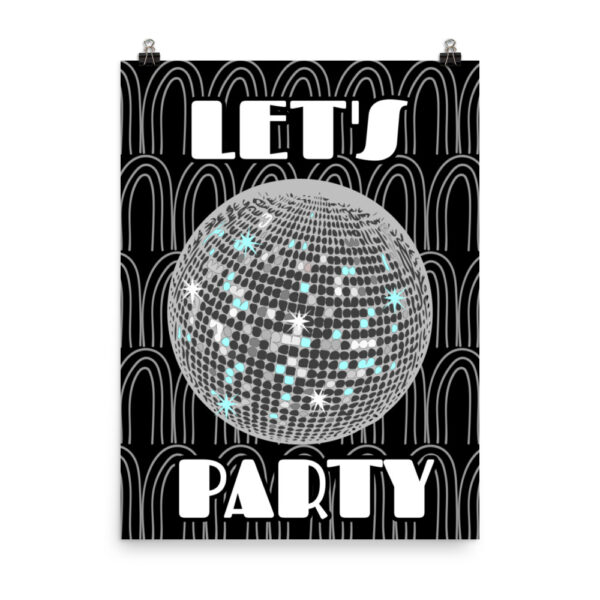 Poster “Let’s party”